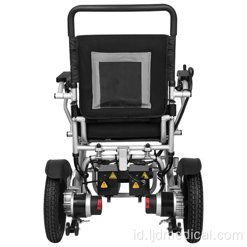 tabung baja menebal lipat kursi roda listrik ringan